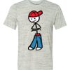 White Marble Unisex Poly-Cotton Short-Sleeve T-Shirt Thumbnail