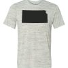 White Marble Unisex Poly-Cotton Short-Sleeve T-Shirt Thumbnail