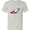 White Marble Unisex Poly-Cotton Short-Sleeve T-Shirt Thumbnail