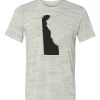 White Marble Unisex Poly-Cotton Short-Sleeve T-Shirt Thumbnail