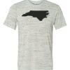 White Marble Unisex Poly-Cotton Short-Sleeve T-Shirt Thumbnail