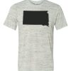 White Marble Unisex Poly-Cotton Short-Sleeve T-Shirt Thumbnail
