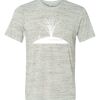 White Marble Unisex Poly-Cotton Short-Sleeve T-Shirt Thumbnail