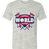 White Marble Unisex Poly-Cotton Short-Sleeve T-Shirt Thumbnail