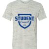 White Marble Unisex Poly-Cotton Short-Sleeve T-Shirt Thumbnail
