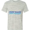 White Marble Unisex Poly-Cotton Short-Sleeve T-Shirt Thumbnail