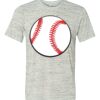 White Marble Unisex Poly-Cotton Short-Sleeve T-Shirt Thumbnail